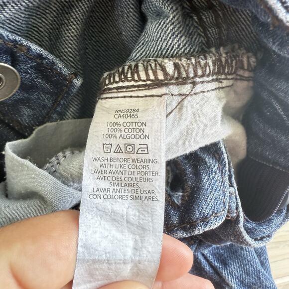 Place Boy's Straight Blue Denim Adjustable Waistband Jeans Size 8 - Picture 4 of 4